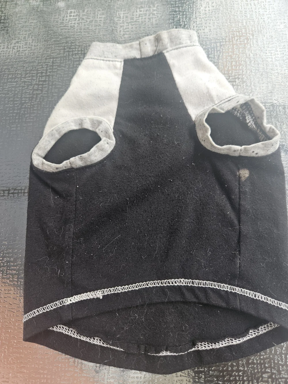 Pants Optional Black & Gray Dog Tee - Playful Graphic Pet Shirt